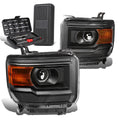 For 2014-2018 Sierra 1500 Pair Black/amber Signal | Built Supply Co
