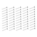 Set Of 12" Long Gloss Black Metal Wire Gridwall Hook Grid Panel