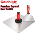 Goldblatt Drywall Hand Tool Kit 13" Hawk 6" Stainless Steel Joint