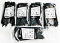 500 Southwire 7" Uv Black Nylon Wire Cable Zip Ties 50lb Usa Made
