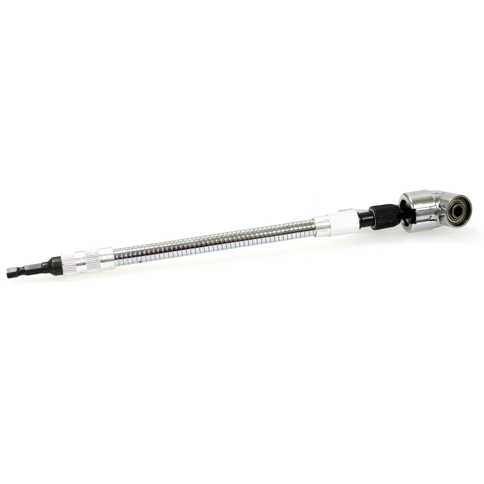 10" Long Quick Change Hex Socket Flexible Extension & Angle 1/4" Bit Holder by Unbranded