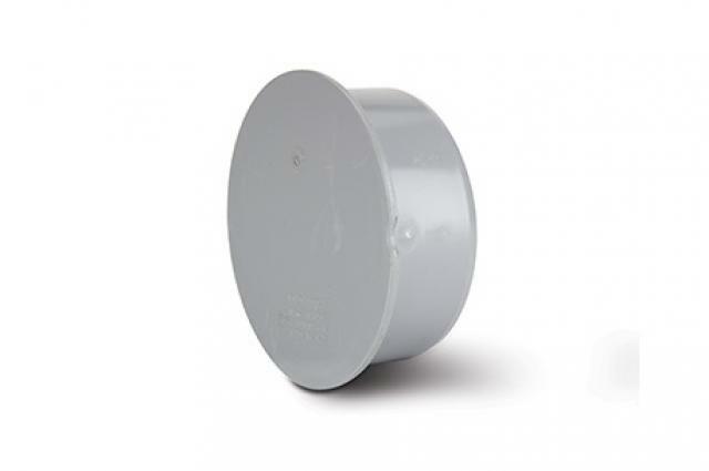 Polypipe 110mm Soil Socket Plug Grey
