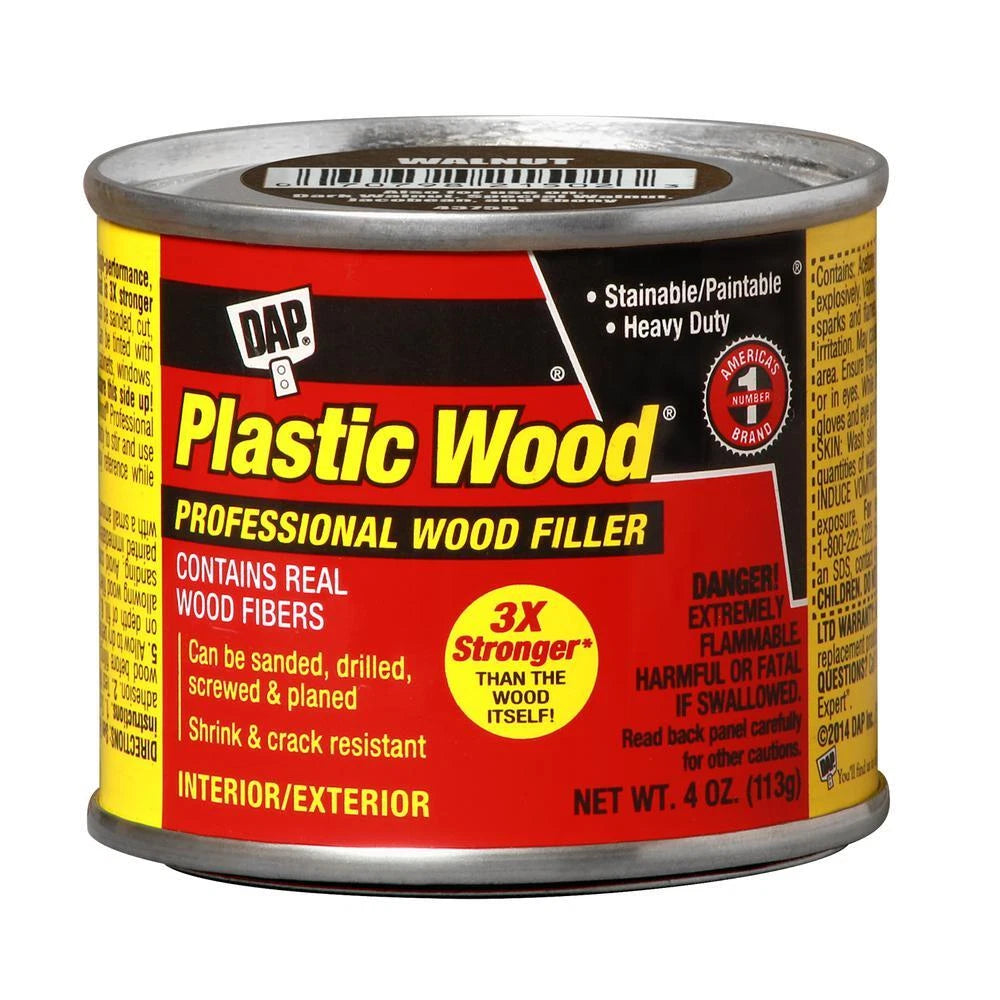Plastic Wood 4oz Walnut Solvent Wood Fiber Filler | Built Supply Co