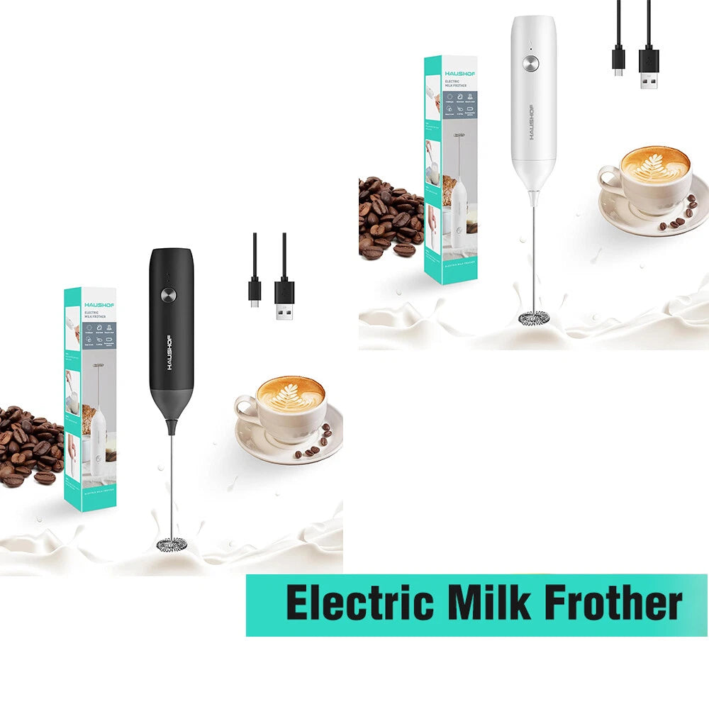 Haushof Handheld Electric Milk Frother Foam Maker | Built Supply Co