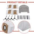 For Uninell Ur3 Robot Vacuum For Cleaning Kit Side Brush Filter Mop