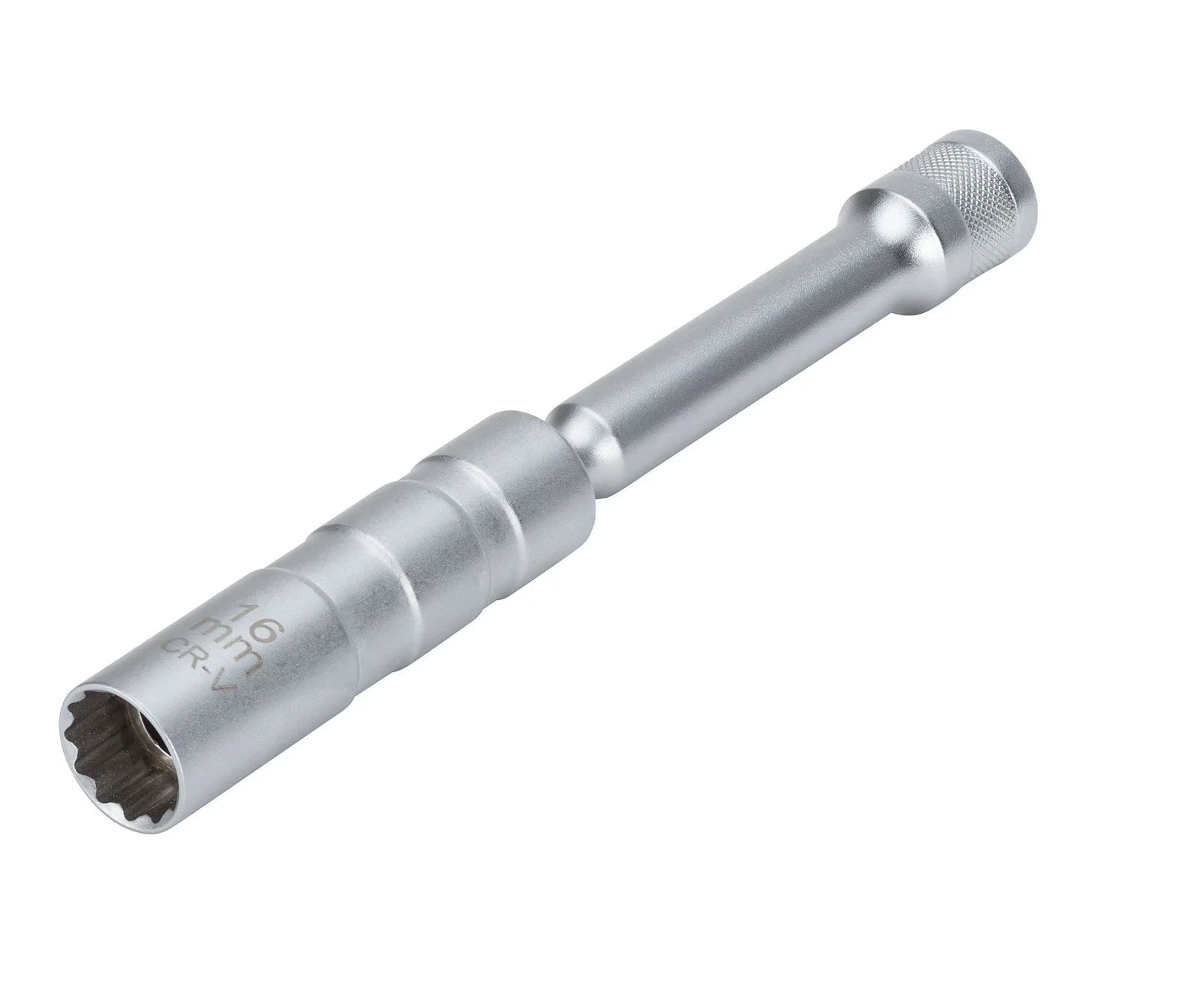 3/8" Dr 12pt Thin Wall Long Universal Swivel Spark Plug Remove Socket
