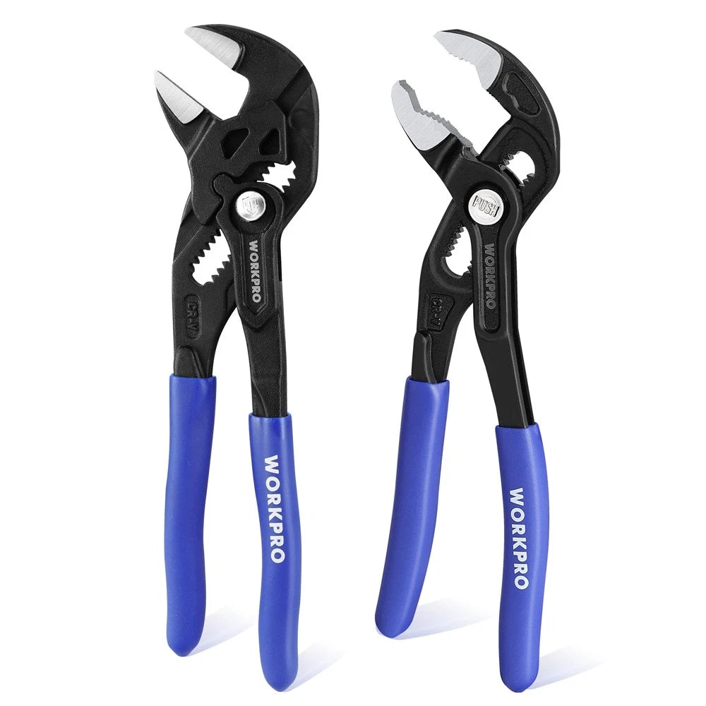 Workpro 7" Quick Adjustment Plier Wrench Groove | Built Supply Co