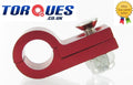 AN -4 (AN4 AN04) PVC Coated PTFE Hose Clamp In Red 9.5mm O.D