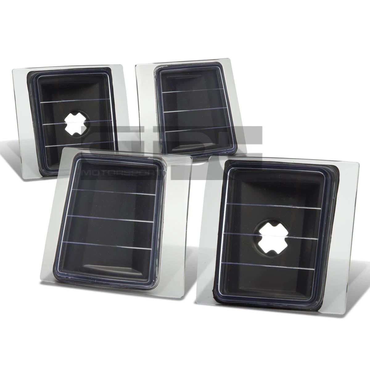 Black Crystal Corner Clear Reflector Lights For | Built Supply Co