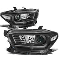 Fit 16-20 Toyota Tacoma Black Hosuing Clear Corner | Built Supply Co