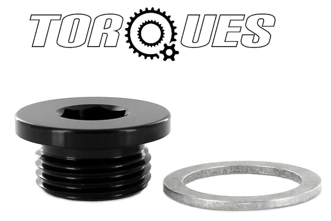 M22x1.5 Round Head Port Plug with Washer