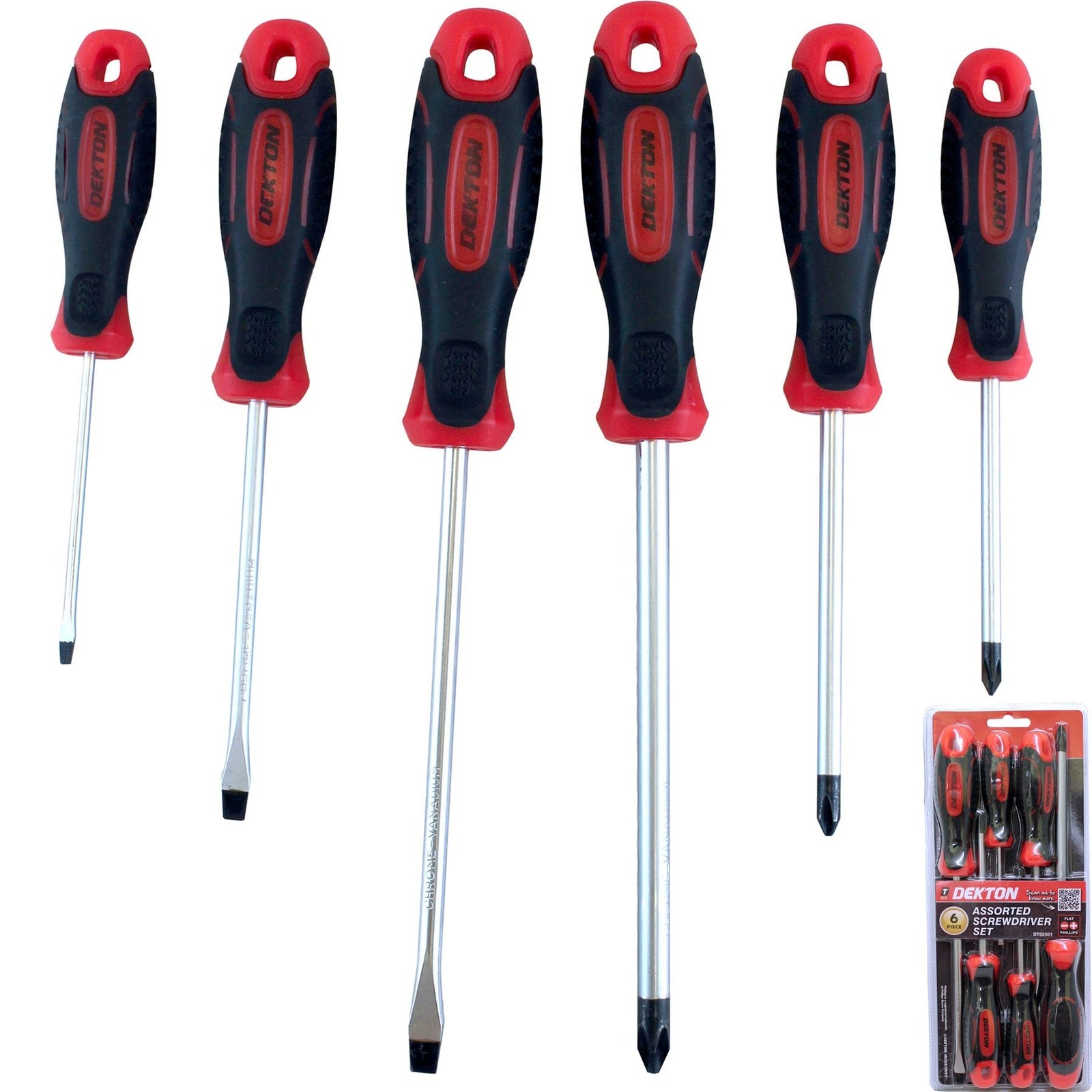Dekton 6pc Magnetic Screwdriver Set