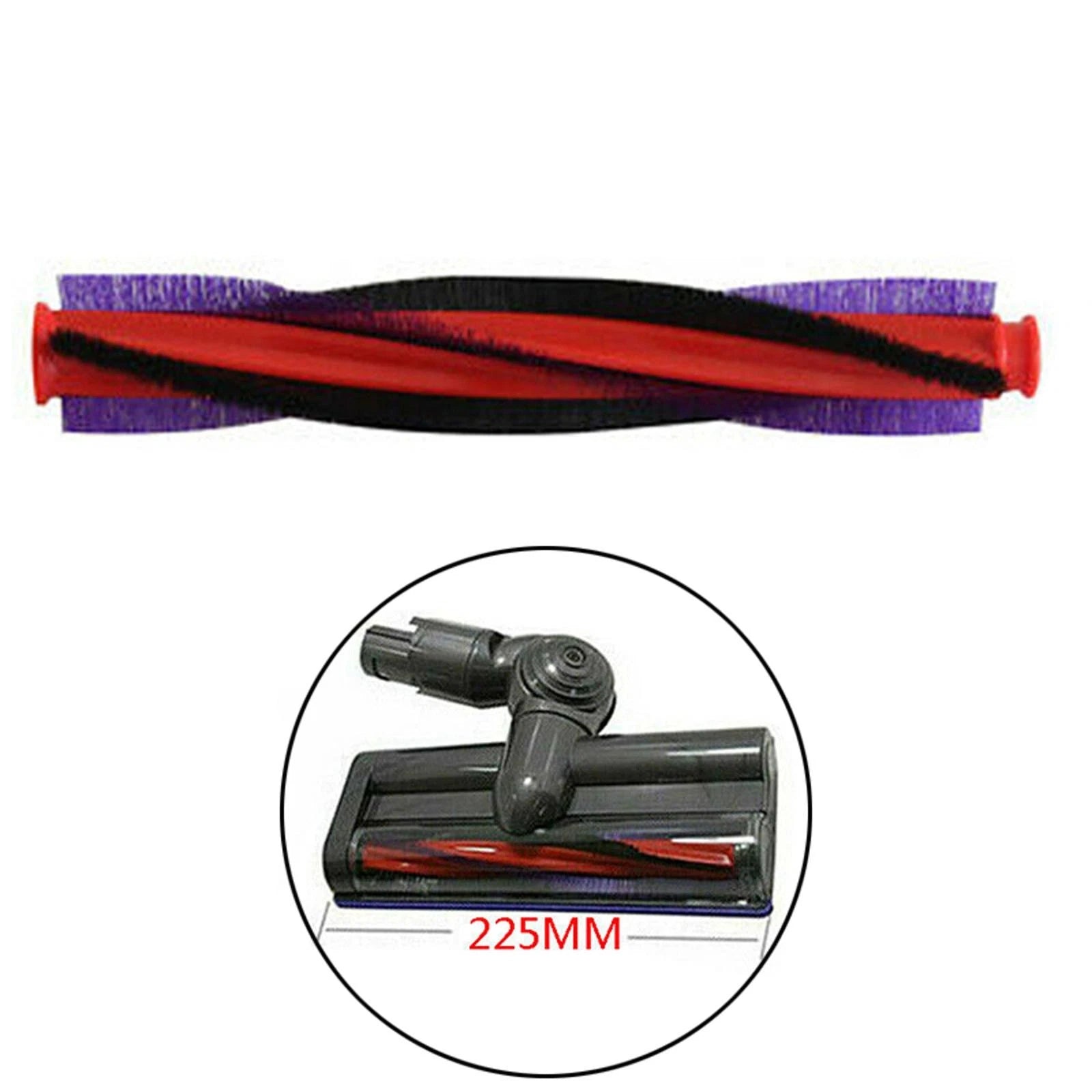 225mm Replace Roller Brush Bar For Dyson V6 Dc58 Dc59 Sv03 Sv03 Dc62