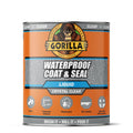 Gorilla Waterproof Coat & Seal Liquid Rubber Coating CLEAR 473ml Tin