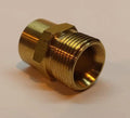 PRESSURE WASHER ADAPTER. 7455M-06-22 Brass KARCHER Male 22MM TO 3/8 Female Pipe