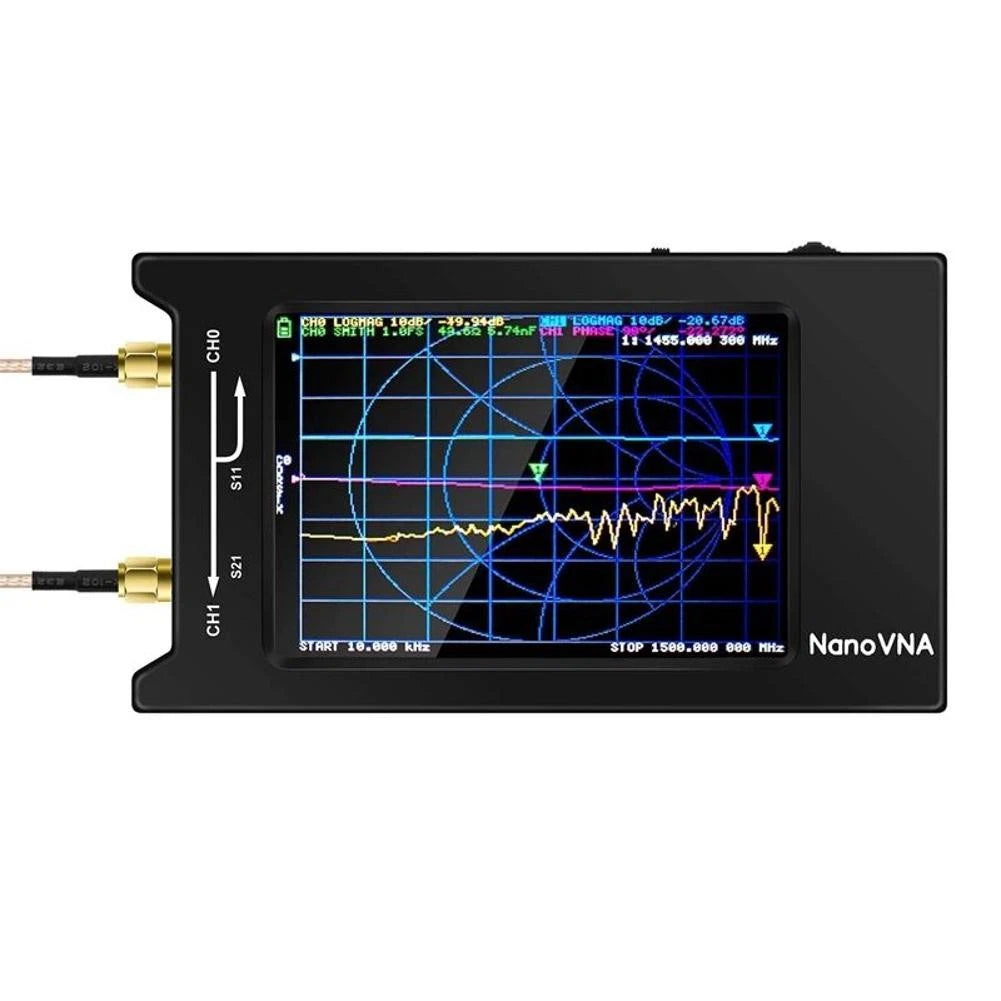 New Nanovna-h4 4" Lcd 50khz~1.5ghz Vna Hf Vhf Uhf Uv Vector Network