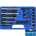 BlueSpot 25pc Stud & Bolt Extractor Remover Socket Kit Nut Set 4mm - 15mmOpens i