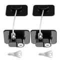 2 Pack Fridge Lock Freezer Lock With 2 Key For Child Safety, For