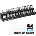 Duratech Magnetic Socket Organizer 1/4" Drive Sae Socket Holder