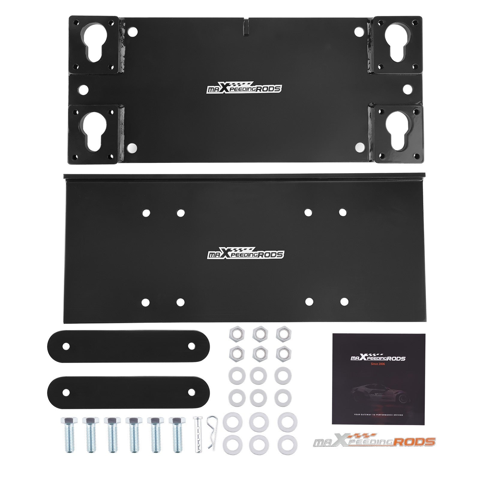 Winch Mounting Bracket Kit For Trailer Floor structural steel cross