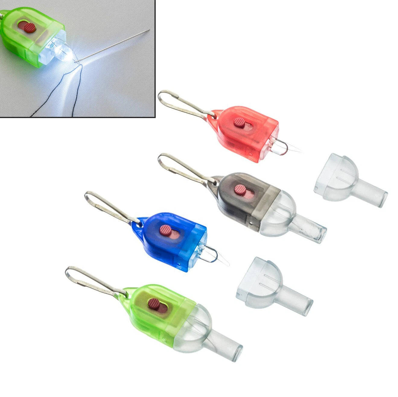 Se Sn-lt24 Assorted Color Illuminated Needle Threader With White Led