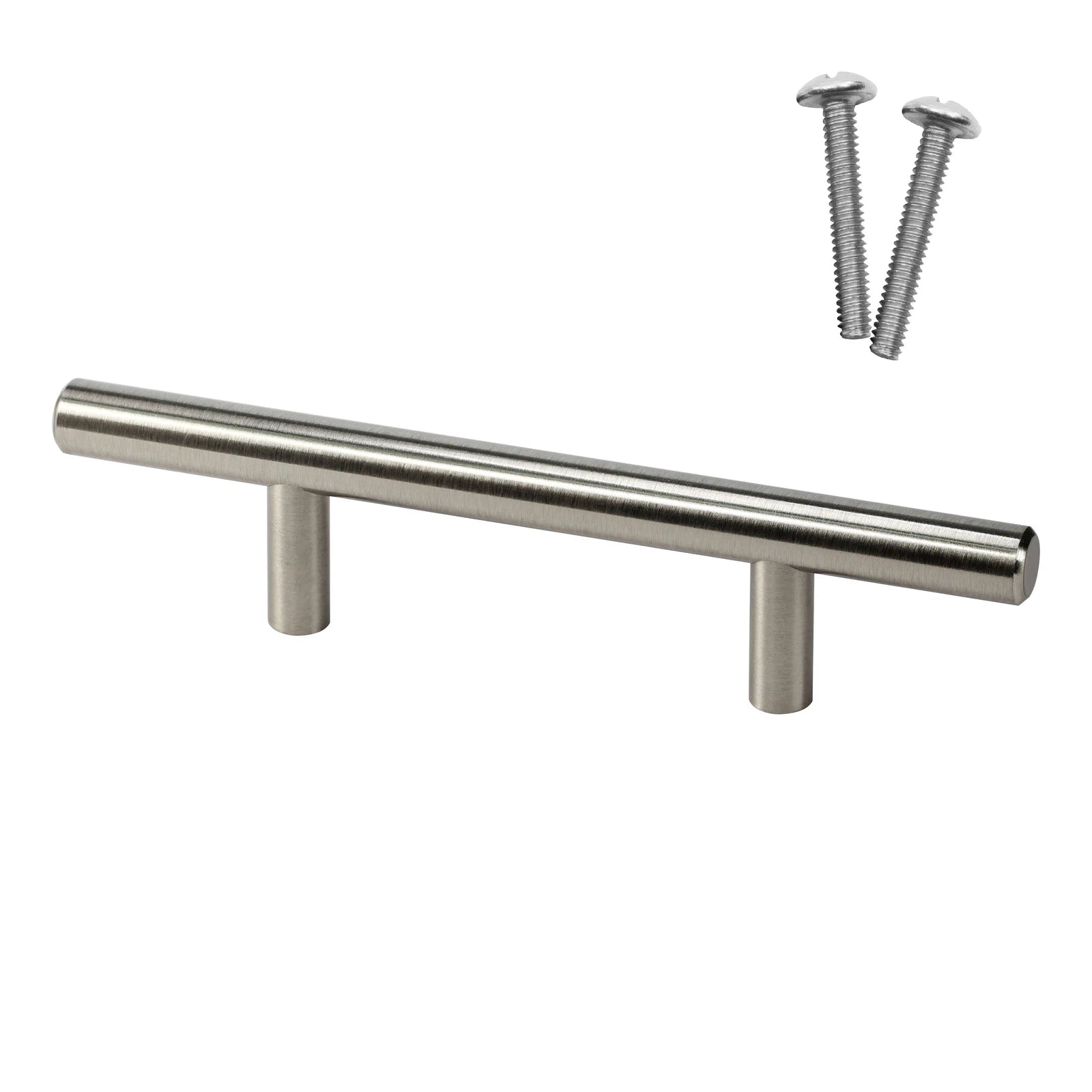 120 Rok 3" Brushed Nickel Kitchen Cabinet Drawer T Bar Pull/handle 6"