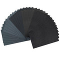 25PCS 5.5" x 9" Wet Dry Silicon Carbide Sandpaper Set Sanding Sheets
