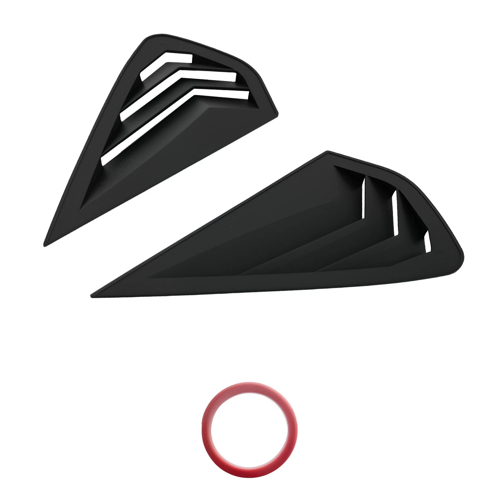 Painted Gloss Black Side Window Louvers for Kia K3 Forte 2019-2022 ABS