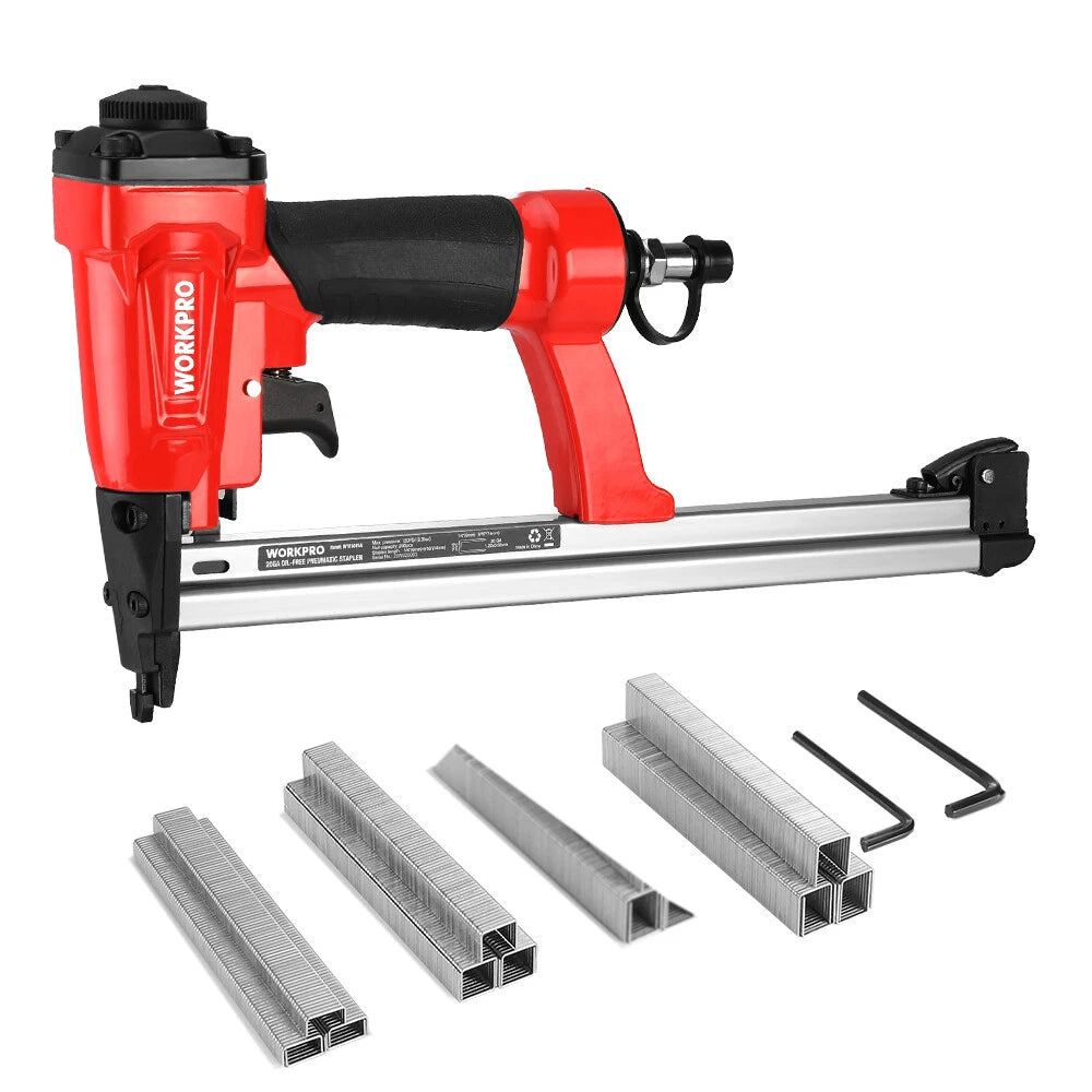 Workpro Pneumatic 20 Gauge Staple Gun Oil-free | Built Supply Co