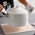 29x23cm Heat Resistant Silicone Trivet Mat For Cookware And