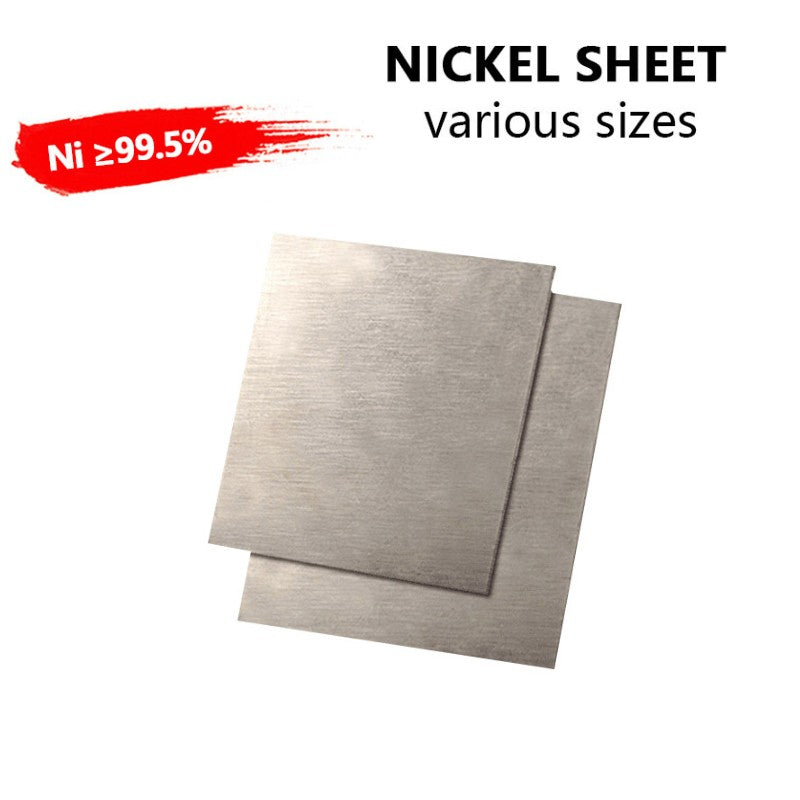 Pure Nickel Sheet Ni 99.5% Thick 1mm 2mm 3mm Flat Plate