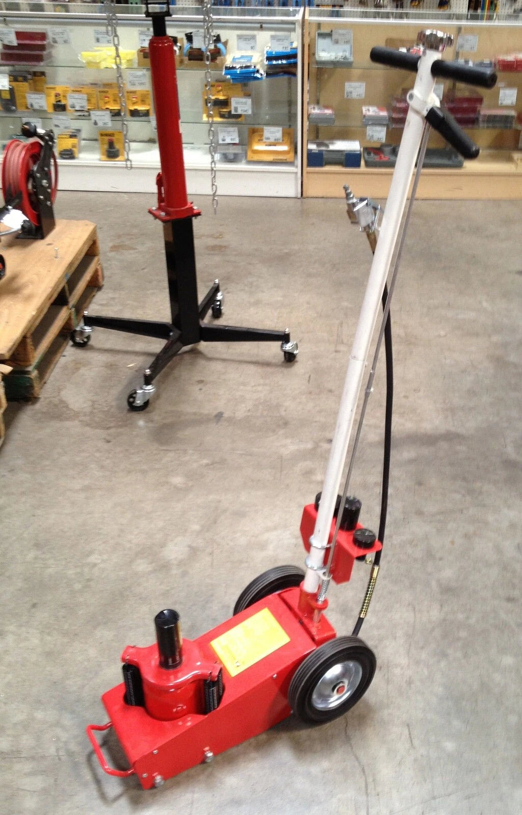 22 Ton Air Hydraulic Floor Jack (44,000lbs) Lifting Axles, Farm
