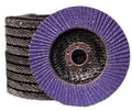 Purple Ceramic Flap Disc 4-1/2" x 7/8" 20 Pack by Unbranded