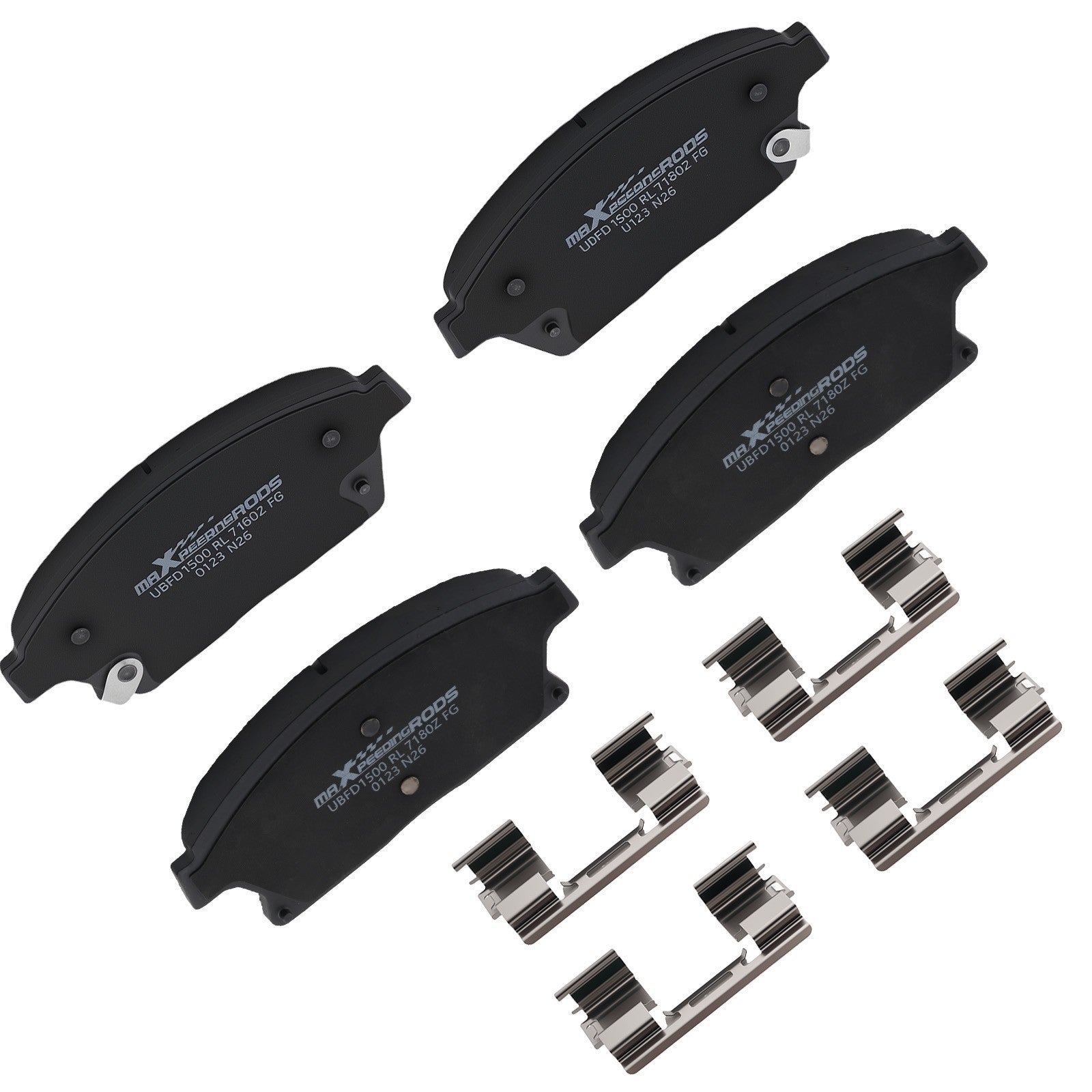 Front L&R Ceramic Brake Pads Kit for Buick Encore 2013-2017/Verano