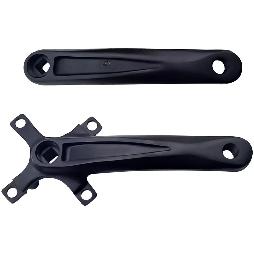 170mm Bike Crankset Forged Aluminum Alloy For Single Double Chainring