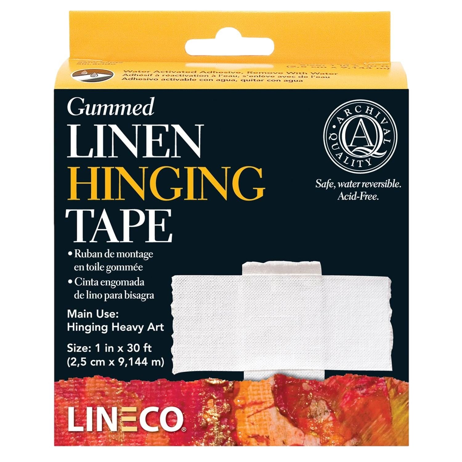 Lineco Linen Hinging Tape Water Activated Adhesive | Built Supply Co