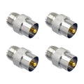 4 Pack Uhf Male To Female Slide On Coaxial Adapter Pl259 To So239 Rf