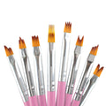 Nail Art Brush Gradient Draw Polish Painting Uv Gel Liner Pen