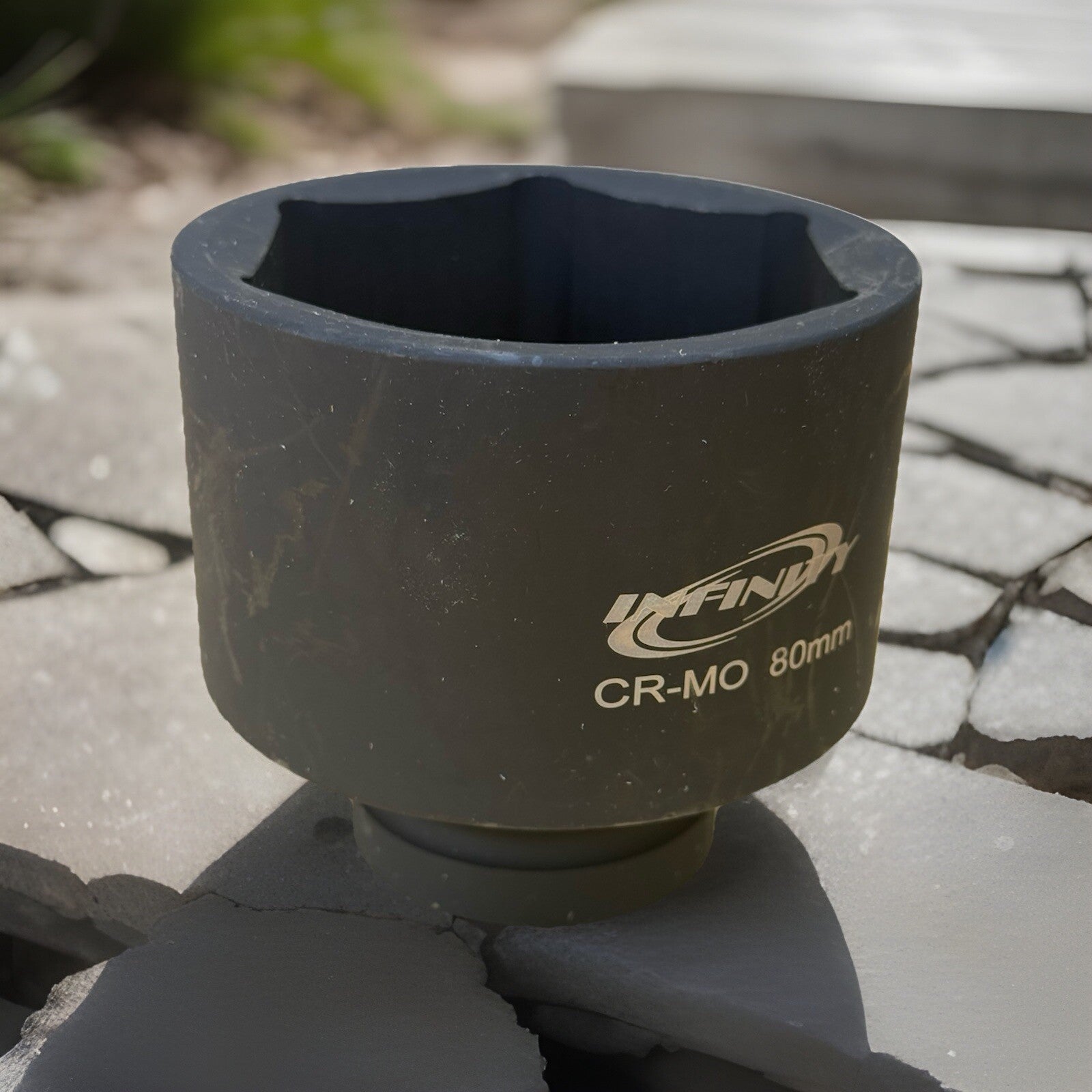 1-Inch Drive 80mm Jumbo Machinery Impact Socket by Unbranded