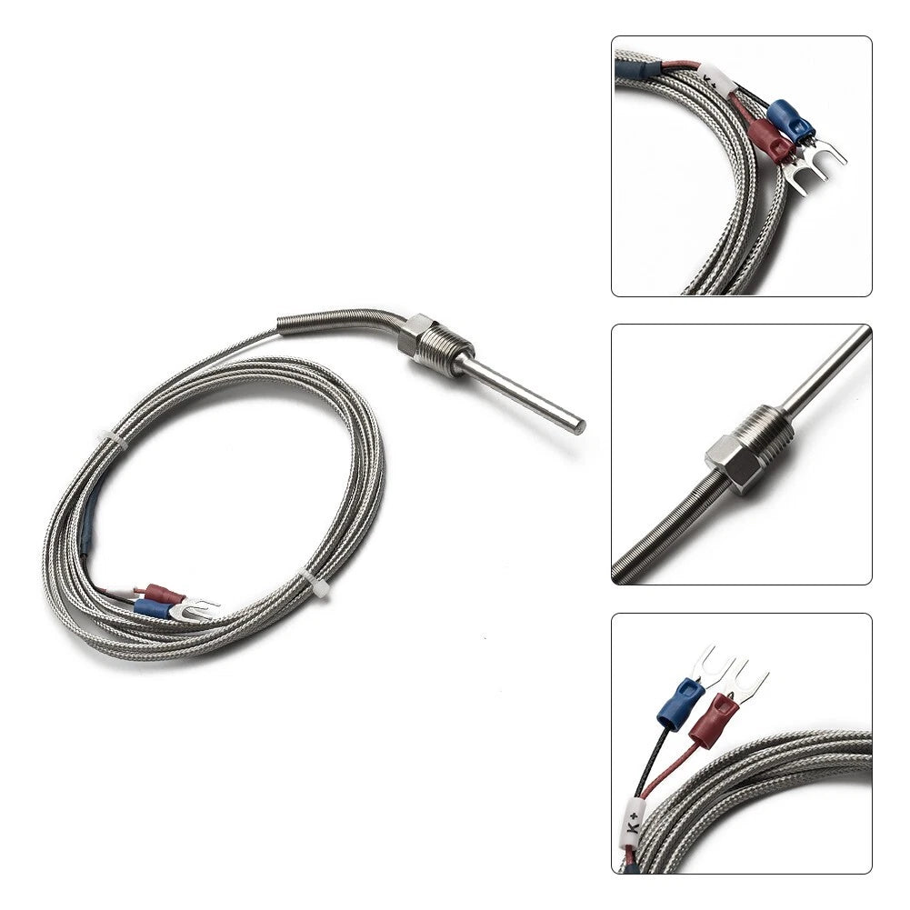 Waterproof K-type Thermocouple Temperature Sensor Probe For Pid