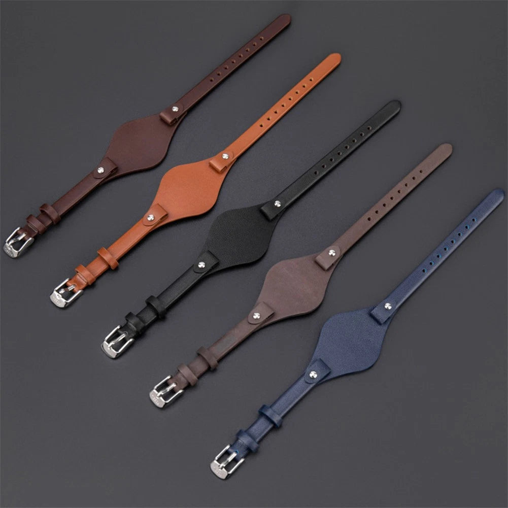8mm Genuine Leather Watch Strap Watchband For Fossil Es3077 Es2830