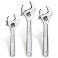 Workpro 6" 8" 10" Adjustable Wrench Set Forged | Built Supply Co