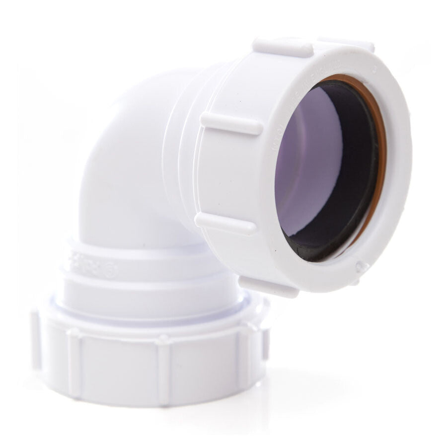 Polypipe 32mm Compression Waste Elbow White