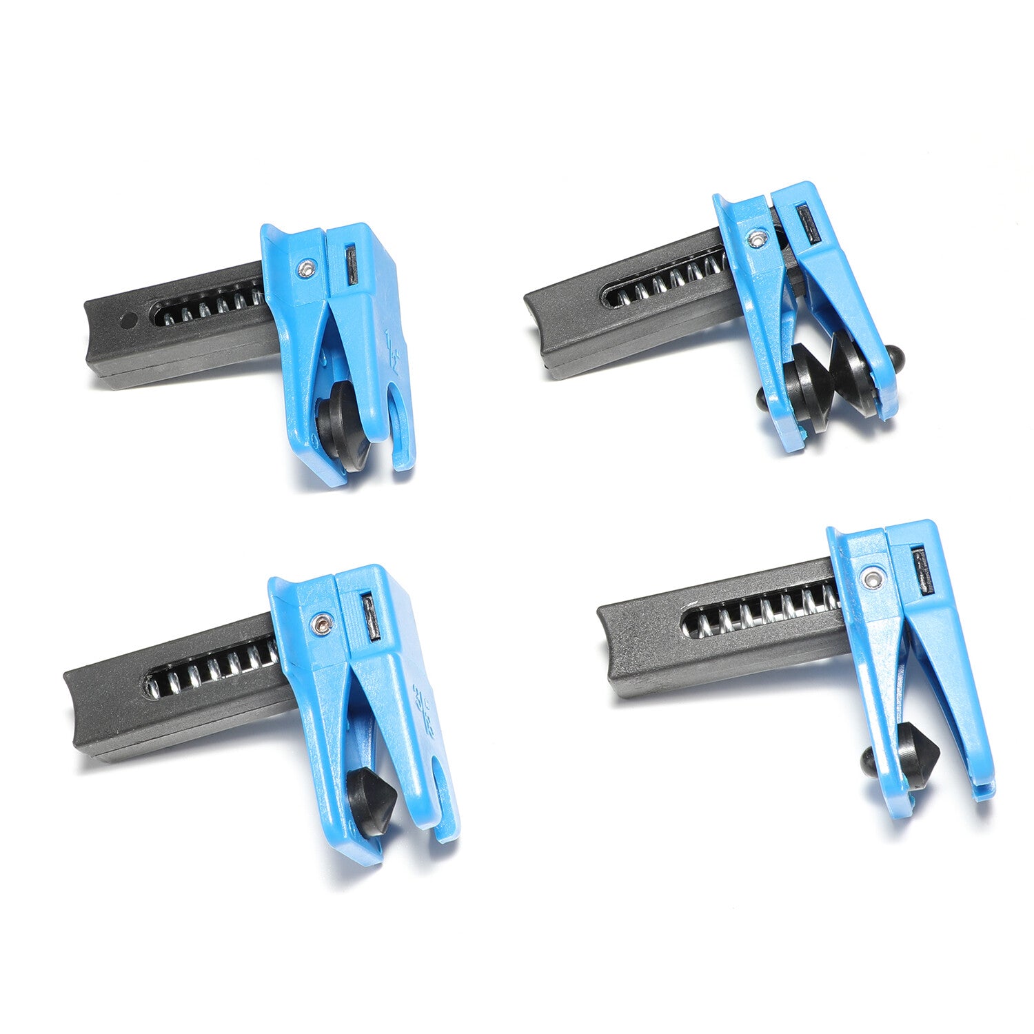 4PC Steel Line Stopper Kit Brake Fuel Coolant Line Clamp Tool 3/8" 5/16" 1/2"