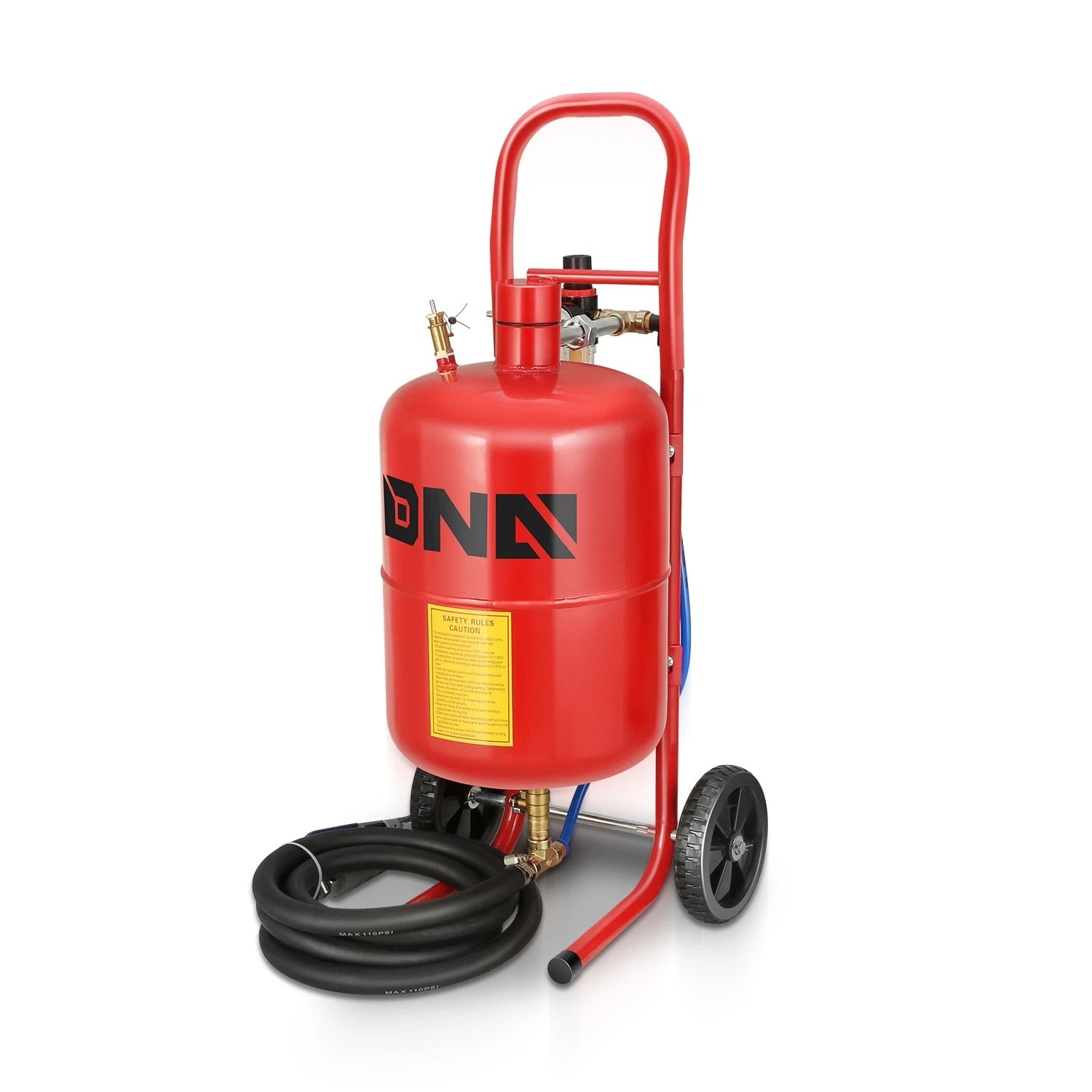 60-110PSI 5 Gallon Protable Blast Tank Sand Blaster | Built Supply Co
