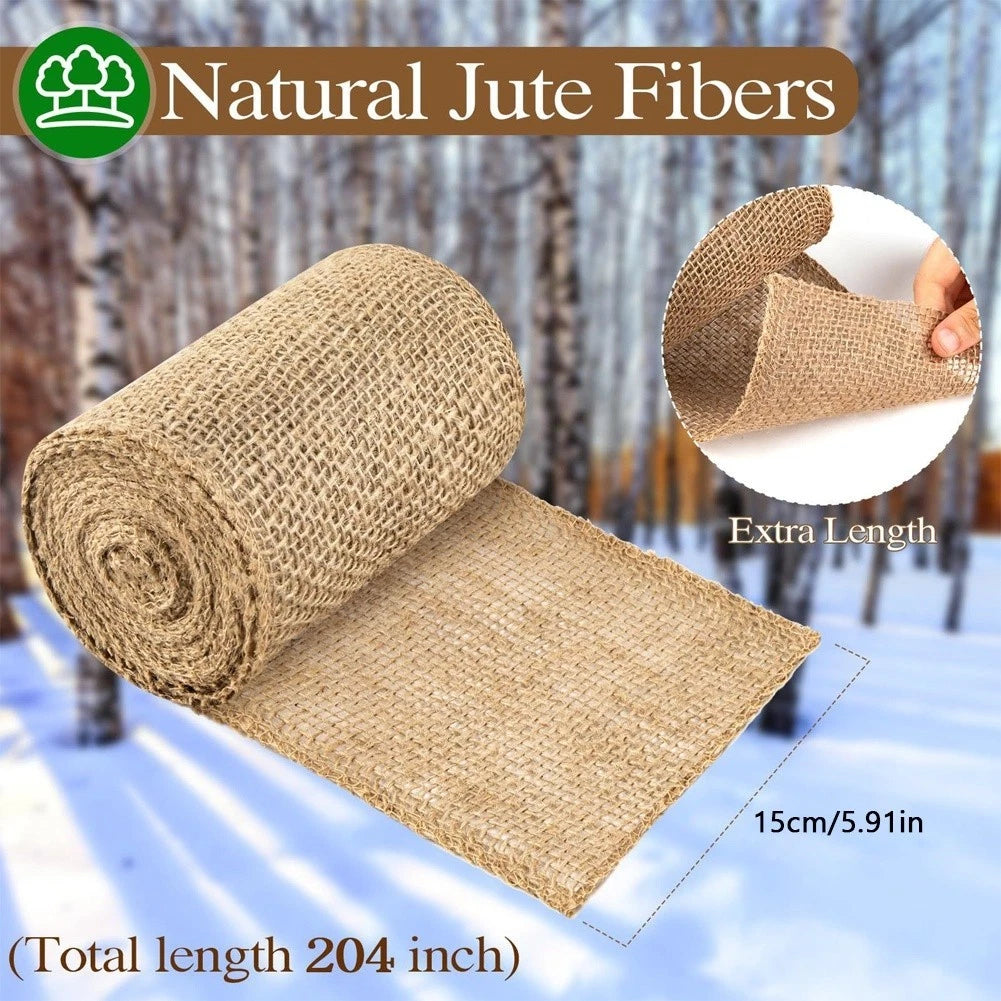 Natural For Jute Burlap Plant Bandage 15cm By 5m For Tree Freeze