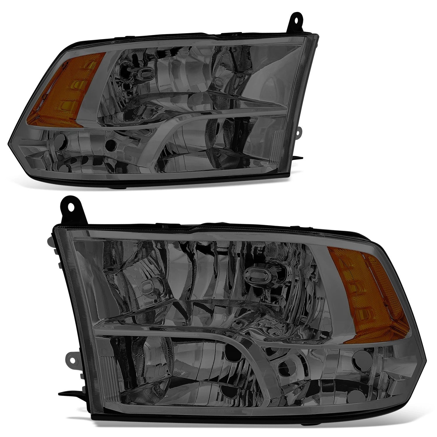 Fit 09-12 Dodge Ram 1500 2500 3500 Smoked Lens | Built Supply Co