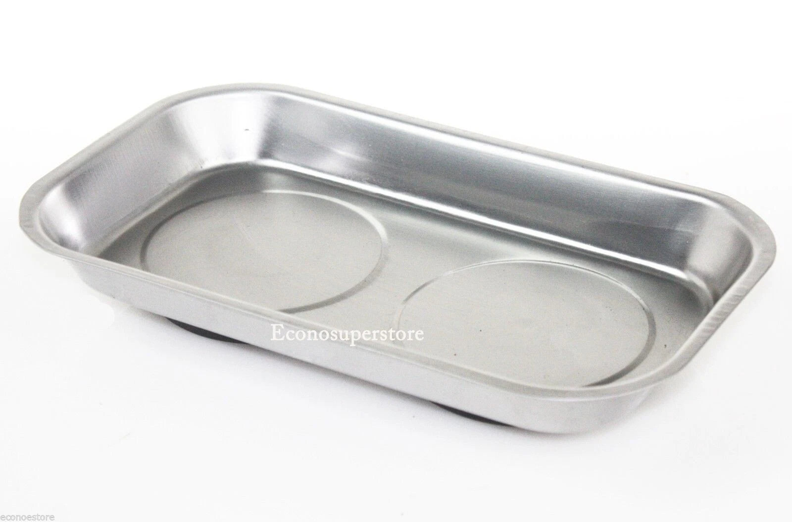 Lot Of Two 9-3/8" X 5-3/8" Stainless Steel Magnetic Tool/parts Tray