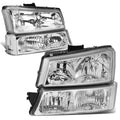 For 2003-2006 Chevy Silverado Chrome Housing Clear | Built Supply Co