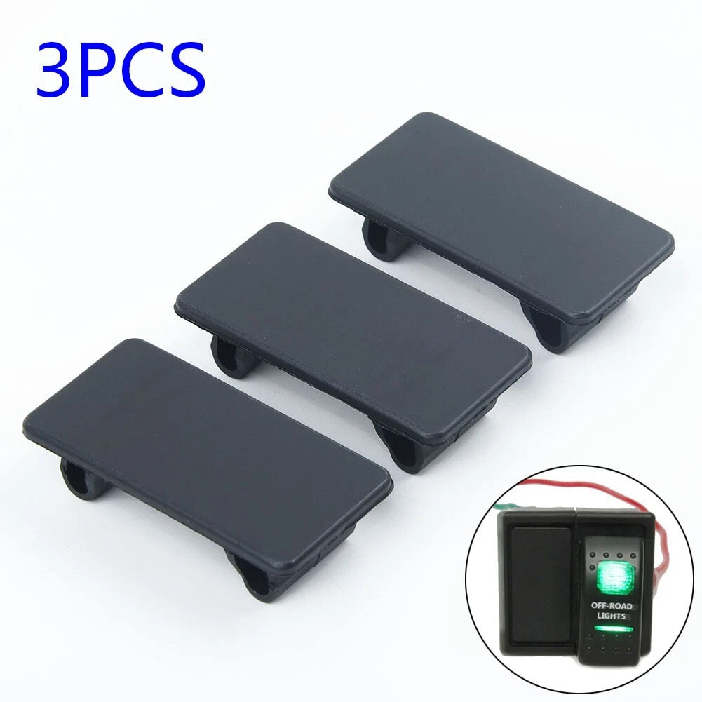 Car Rocker Switch Holder Standard Panel Blanking Plate Black Useful
